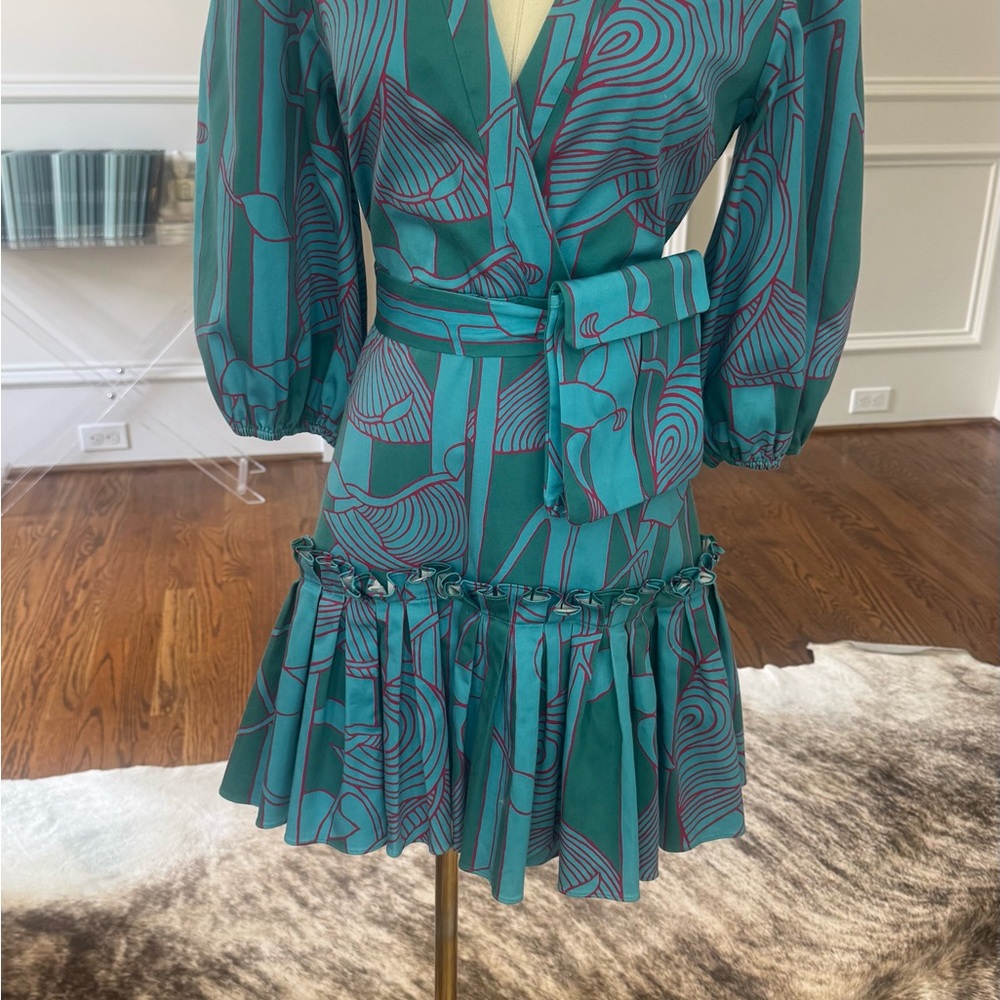 Alexis Teal  Midi Dress